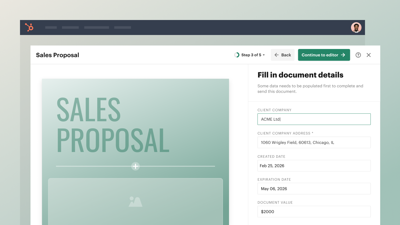 embedded proposal